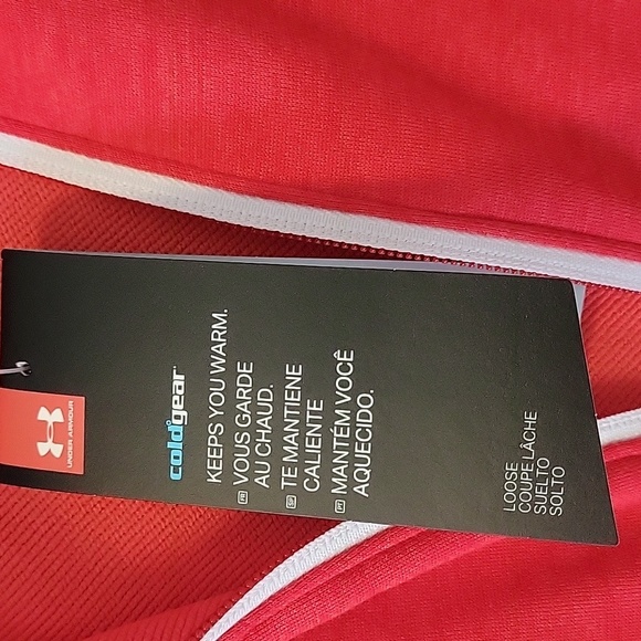 Under Armour Red ColdGear Zip-Up - Picture 5 of 7
